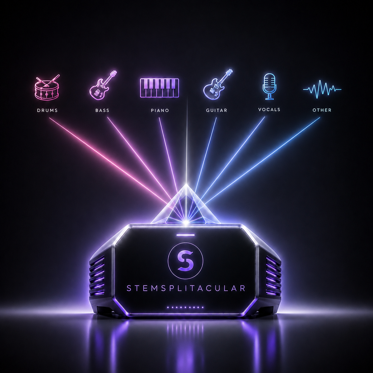Stemsplitacular six-stem separation console